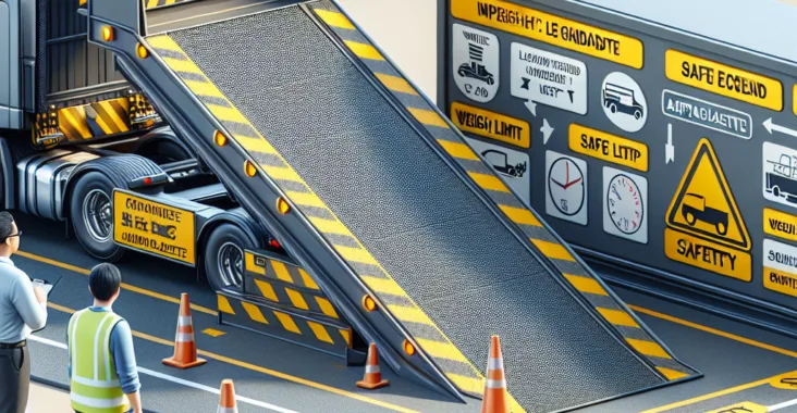 Sécurité et réglementation pour rampes de camions